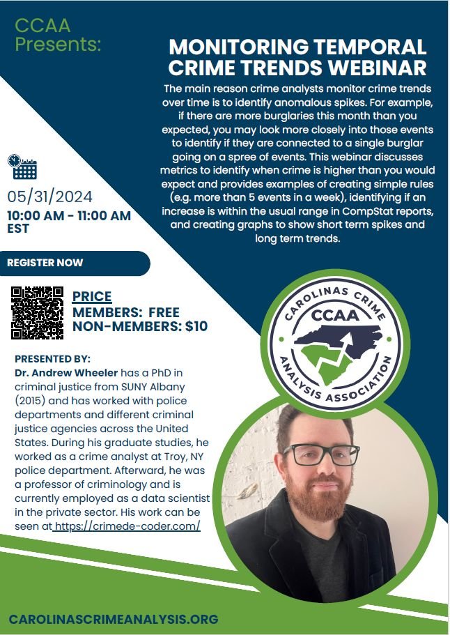 Carolina Crime Analysis Webinar